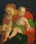 Olio - Madonna con Ges e il Battista